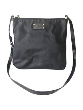 kate spade black crossbody with patent strap